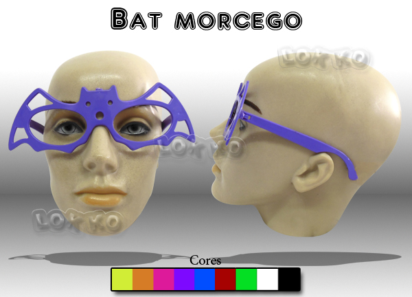 Óculos de festa batmorcego